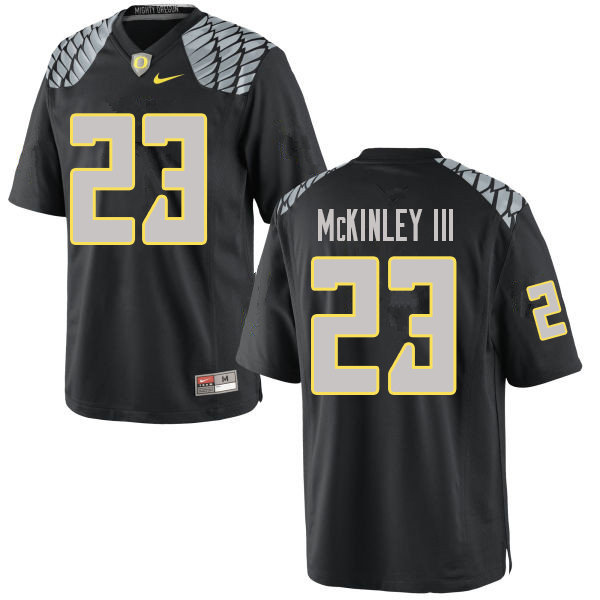 Men #23 Verone McKinley III Oregn Ducks College Football Jerseys Sale-Black